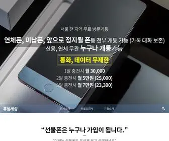 Chingutongsin.com(주식회사 유심세상) Screenshot