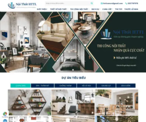 Chinhsachvaphattrien.vn(Công ty thiết kế và thi công nội thất HTTL) Screenshot