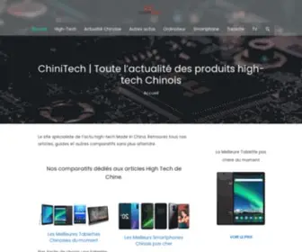 Chinitech.com(Toute l'actualité à propos de la Chine et de la technologie) Screenshot