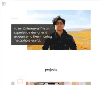 Chinmayav.me(Chinmaya Vempati) Screenshot