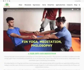 Chinmayyoga.com(Yoga Teacher Training in India) Screenshot