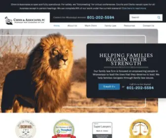 Chinnandassociates.com(Jackson MS Family Law & Divorce Attorney) Screenshot