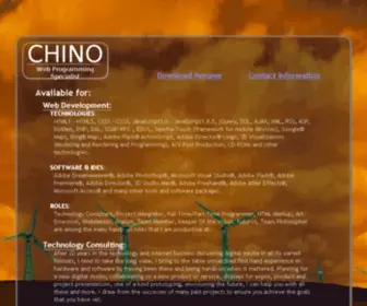 Chino.com(Web and Multimedia Programming Specialist) Screenshot