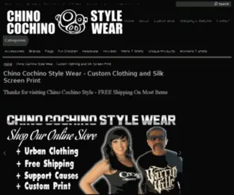Chinocochinostyle.com(Chino Cochino Style Chicano) Screenshot
