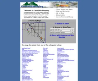 Chinohillsshopping.com(Your Complete Shopping Guide to Chino Hills) Screenshot