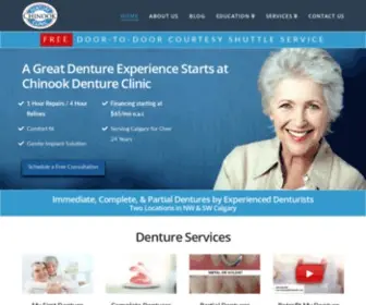 Chinookdentureclinic.com(Denturist) Screenshot