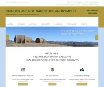 Chinookna.org(Serving the Greater Calgary Area) Screenshot