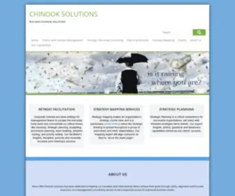 Chinooksolutions.com(Delivering the Winds of Change) Screenshot