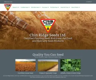 Chinridge.com(Chin Ridge Seeds Ltd) Screenshot