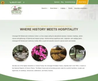 Chinseguthillretreat.com(Chinsegut Hill Retreat and Conference Center) Screenshot