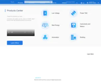 ChintGlobal.com(Smart Energy Solutions and Innovations) Screenshot