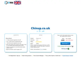 Chinup.co.uk(Buy .co.uk domain) Screenshot