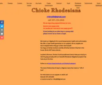 Chiokerhodesians.com(Chioke Rhodeians) Screenshot