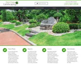 Chiolalandscaping.com(Landscapers Fairview NJ) Screenshot