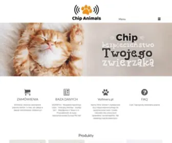 Chip-Animals.pl(Chip dla psa i kota. Elektroniczne znakowanie zwierząt) Screenshot