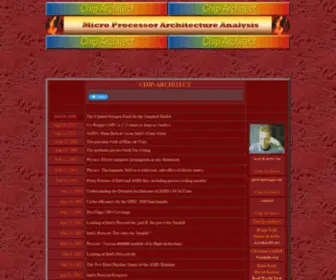 Chip-Architect.com(Chip Architect) Screenshot