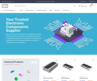 Chip-AUS.com(Electronic parts and components) Screenshot