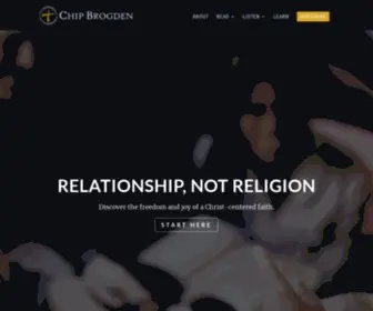 Chipbrogden.com(Christ-Centered Books, Teachings, and Online Bible Studies) Screenshot