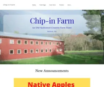 Chipinfarm.com(Chip-In Farm) Screenshot