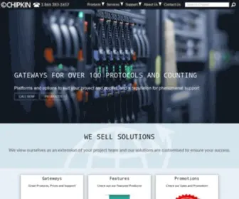Chipkin.com(Chipkin Automation Systems) Screenshot