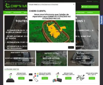Chipnmodz.fr(Spécialiste réparations / modifications consoles) Screenshot