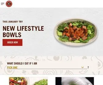 Chipotle.ca(Home base for all things Chipotle. Which) Screenshot