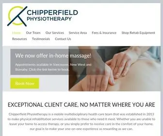 Chipperfieldphysio.ca(Mobile Physiotherapy) Screenshot