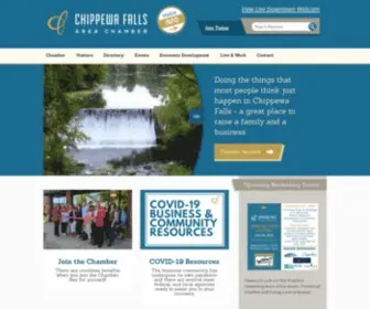 Chippewachamber.org(Chippewa Falls) Screenshot