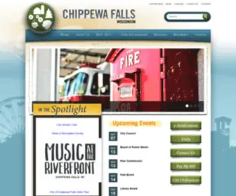 Chippewafalls-WI.gov(City of Chippewa Falls) Screenshot