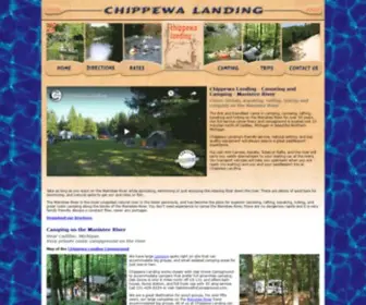 Chippewalanding.com(Chippewa Landing Canoeing) Screenshot