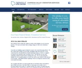 Chippewavalleycremation.com(Chippewa Valley Cremation Services & Celebration of Life Center) Screenshot