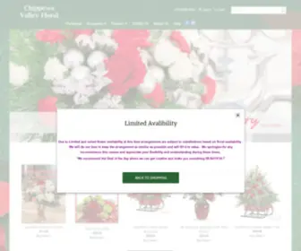 Chippewavalleyfloral.com(Eau Claire Florist) Screenshot