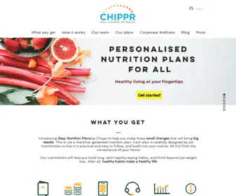 Chippr.in(Easy Nutrition Plans) Screenshot