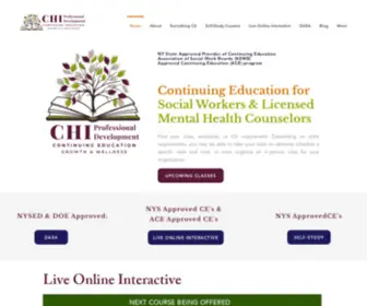 Chiprodevelopment.com(Social Worker Continuing Education) Screenshot