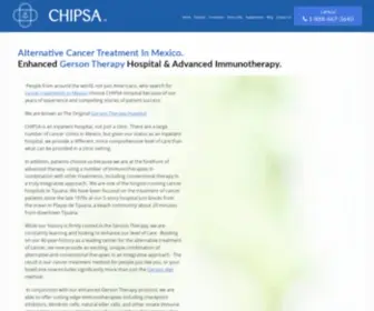 Chipsahospital.org(Cancer Hospital Mexico) Screenshot