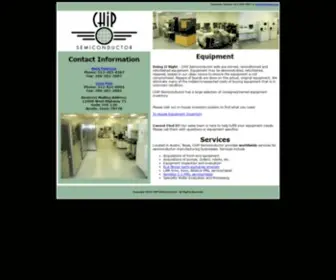 Chipsemi.com(CHiP Semiconductor) Screenshot