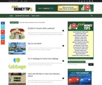 Chipsmoneytips.com(Topics cover a wide range from "Which Credit Card) Screenshot