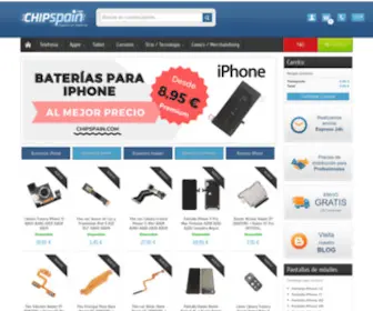 Chipspain.com(Repuestos y Pantallas para Moviles y Tablet) Screenshot