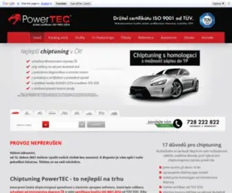 Chiptuning.cz(Chiptuning schválený ministerstvem dopravy v ČR s certifikátem TÜV) Screenshot