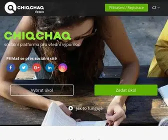 ChiqChaq.cz(Domovská stránka) Screenshot