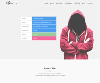 Chiragkhandelwal.com(A Freelance Web designer) Screenshot