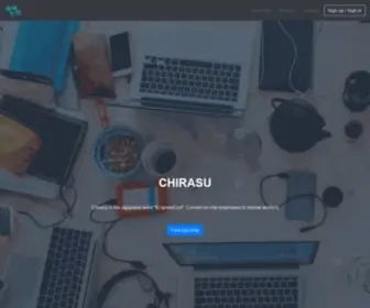 Chirasu.com(リモートを開始) Screenshot