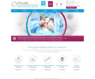 Chircardio-Lyon.org(Hôpital Cardio) Screenshot