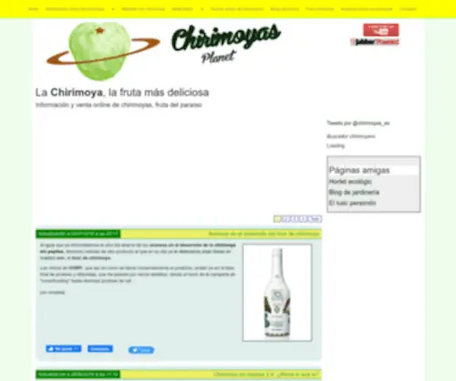 Chirimoyas.es(La chirimoya) Screenshot