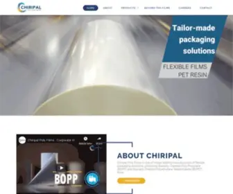 Chiripalpolyfilms.in(BOPP films manufacturer in India) Screenshot