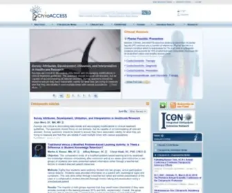Chiroaccess.com(Chiropractic) Screenshot
