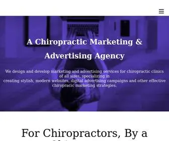 Chiroadagency.com(Chiropractic Marketing and Advertising Agency) Screenshot