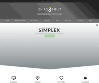 Chirobuilt.com(ChiroBuilt designs the best chiropractic websites and the only one) Screenshot
