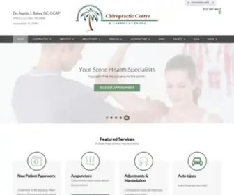 Chirocenteronline.com(Summerfield Chiropractor. Dr. Austin Rehm) Screenshot