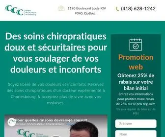 Chirocharlesbourg.com(Dr Maxime Saint) Screenshot